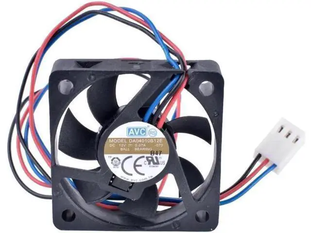 Alt view image 2 of 6 - DA04010B12E 4cm 40mm fan 40x40x10mm 12V 0.07A Double Ball Bearing North and South Bridge Silent Cooling Fan