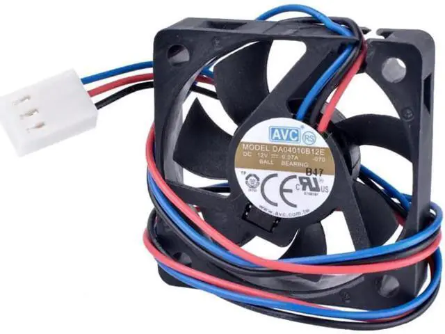 Alt view image 3 of 6 - DA04010B12E 4cm 40mm fan 40x40x10mm 12V 0.07A Double Ball Bearing North and South Bridge Silent Cooling Fan