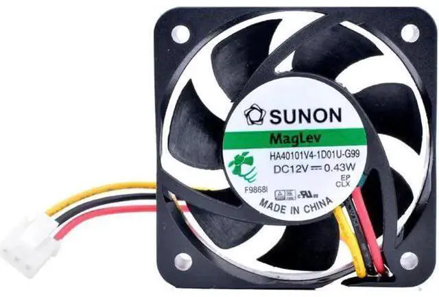 Main image of HA40101V4-1D01U-G99 4cm 40mm fan 40x40x10mm DC12V 0.43W 3 lines magnetic suspension ultra-quiet micro cooling fan