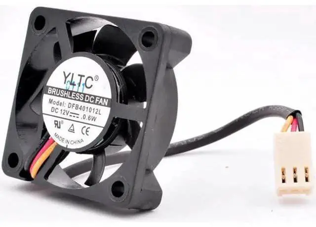 Alt view image 4 of 5 - DFB401012L 4cm 40mm fan 40x40x10mm DC12V 0.6W Double balls Quiet cooling fan for the heat sinks of the north and south bridges