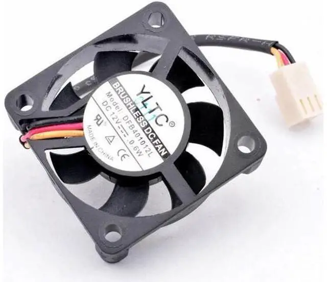 Alt view image 2 of 5 - DFB401012L 4cm 40mm fan 40x40x10mm DC12V 0.6W Double balls Quiet cooling fan for the heat sinks of the north and south bridges