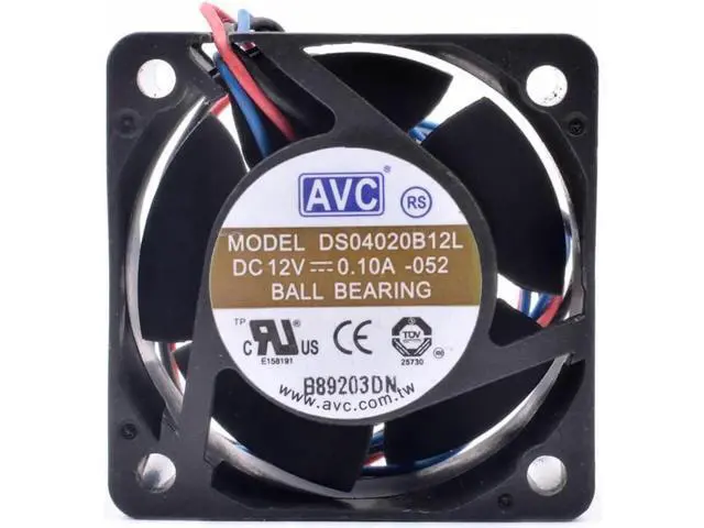 Alt view image 3 of 4 - DS04020B12L 4020 4CM 40x40x20mm 40mm fan 12V 0.10A double ball north and south bridge switch cooling fan