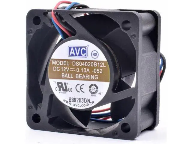 Alt view image 2 of 4 - DS04020B12L 4020 4CM 40x40x20mm 40mm fan 12V 0.10A double ball north and south bridge switch cooling fan