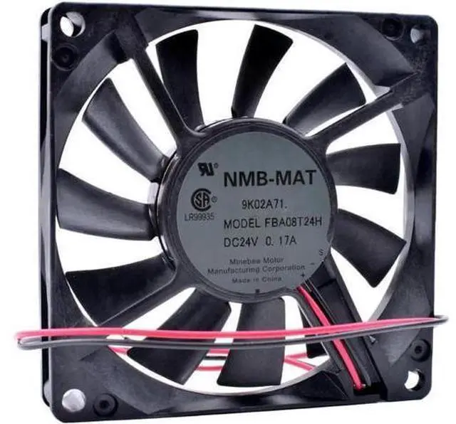 Main image of FBA08T24H 8cm 8015 80x80x15mm 80mm fan DC24V 0.17A Server power inverter cooling fan