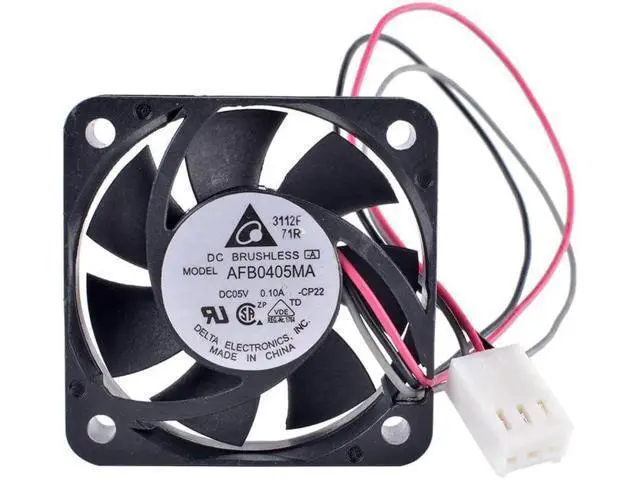 Alt view image 2 of 5 - AFB0405MA 4cm 40mm fan 4010 5V 0.10A Double Ball Bearing 5V Cooling Fan