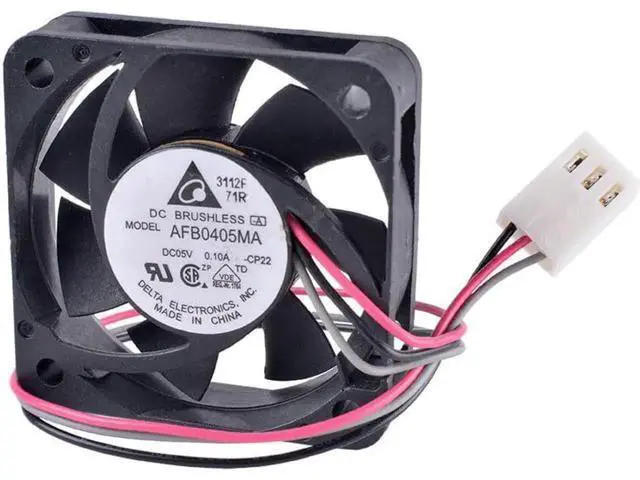 Alt view image 4 of 5 - AFB0405MA 4cm 40mm fan 4010 5V 0.10A Double Ball Bearing 5V Cooling Fan