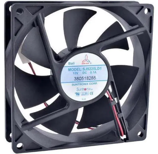Main image of SJ9225LD1 9cm 90mm 92mm fan 9025 9225 92x92x25mm 12V 0.10A Double ball bearing super quiet cooling fan