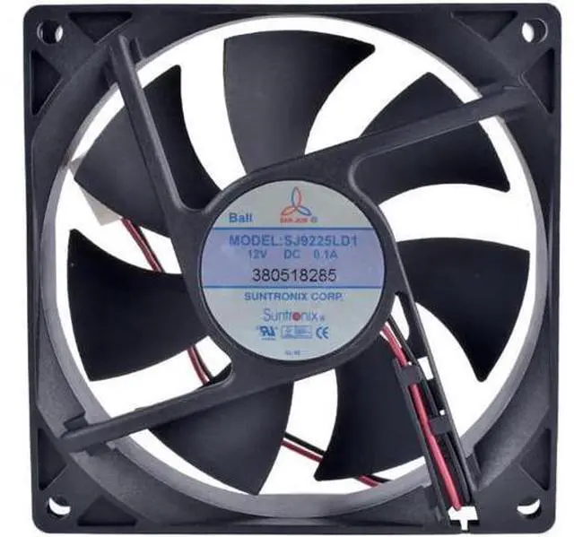 Alt view image 3 of 4 - SJ9225LD1 9cm 90mm 92mm fan 9025 9225 92x92x25mm 12V 0.10A Double ball bearing super quiet cooling fan