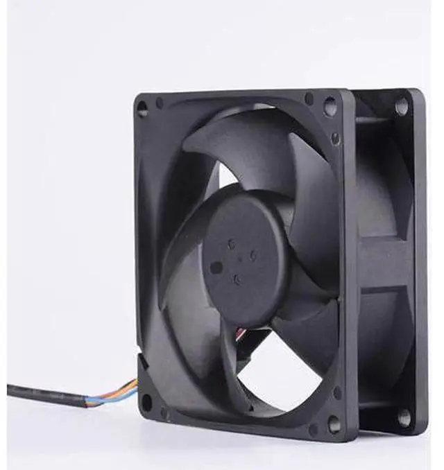 Alt view image 4 of 5 - AUB0812VH 80mm fan 8cm 80x80x25mm DC12V 0.41A 4 lines cooling fan for projector