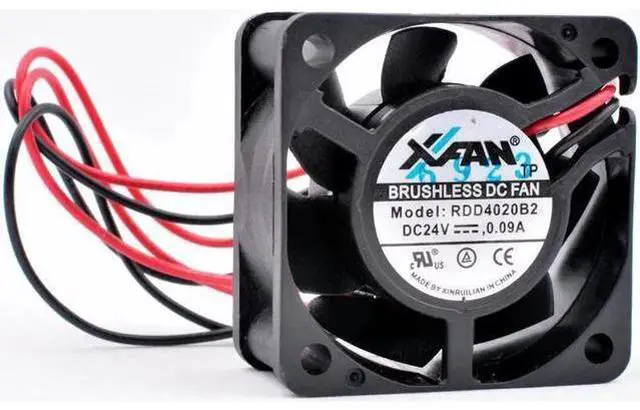 Alt view image 3 of 4 - RDD4020B2 4cm 40mm fan 40x40x20mm DC24V 0.09A 2 wires Double ball bearings Cooling fan for inverter