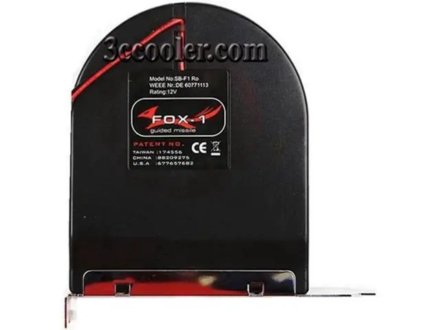 Alt view image 2 of 2 - Chassis System Fan Evercool Fox-1 Fox1 2200RPM 28dBA 42RPM SB-F1 PCI Cooler Fan (Fox-1)