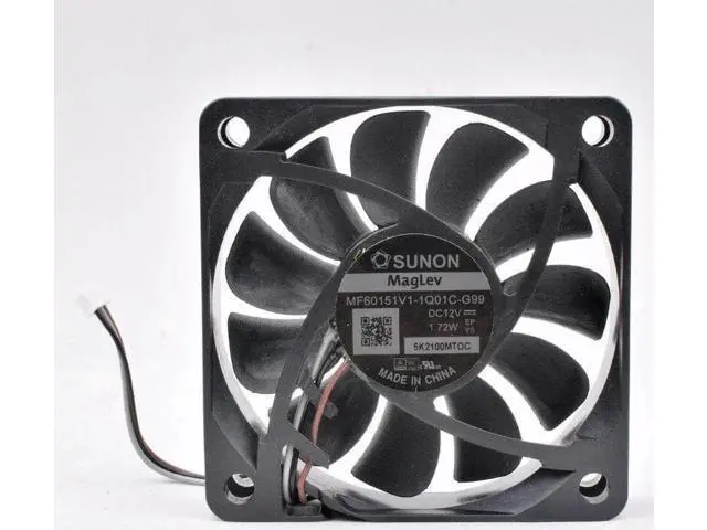 Alt view image 4 of 5 - MF60151V1-1Q01C-G99 6cm 60mm fan 60x60x15mm DC12V 1.72W Cooling fan for projector