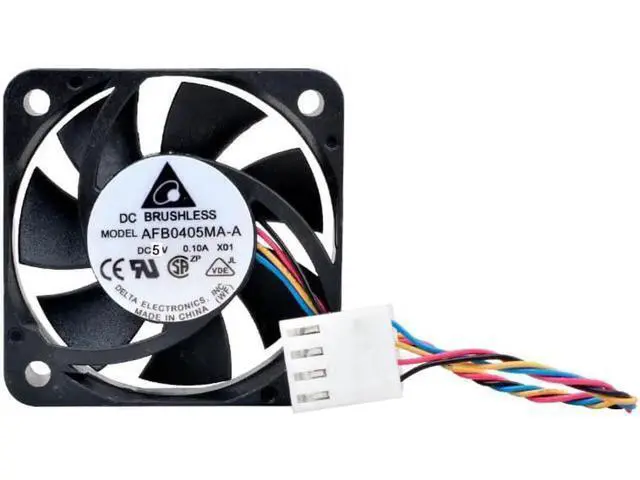 Alt view image 5 of 6 - AFB0405MA-A 4cm 40mm fan 40x40x10mm 4010 DC5V 0.10A ball bearing 4 wires pwm silent cooling fan for small case