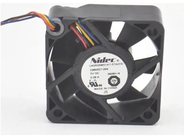 Main image of 3pcs cooling fan 4015 4cm fan U40R05MS1A7-57A07A X880927-004 5V 0.08A 4 wires
