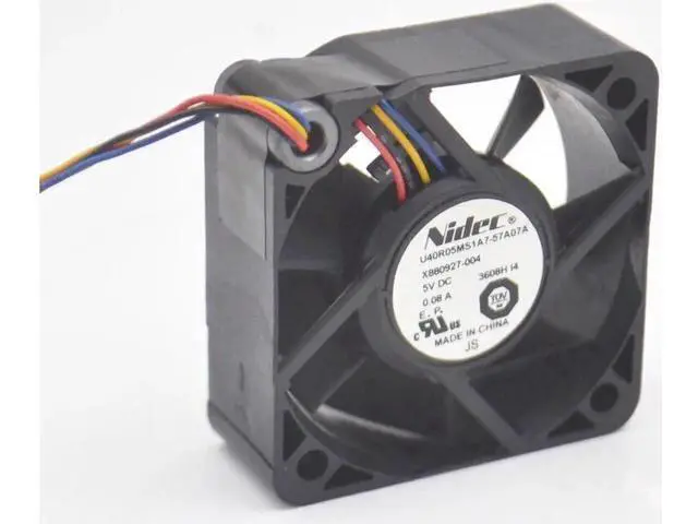 Alt view image 2 of 6 - 3pcs cooling fan 4015 4cm fan U40R05MS1A7-57A07A X880927-004 5V 0.08A 4 wires