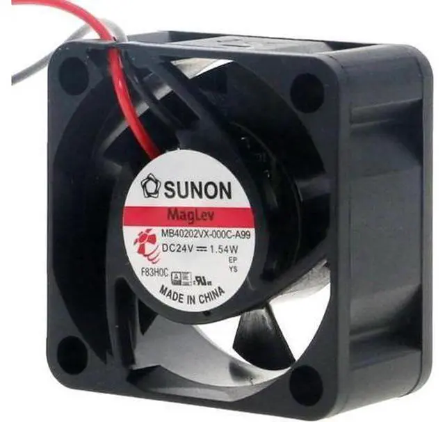 Alt view image 3 of 5 - MB40202VX-000C-A99 4cm 4020 40mm fan DC 24V 1.54W Inverter recorder cooling fan