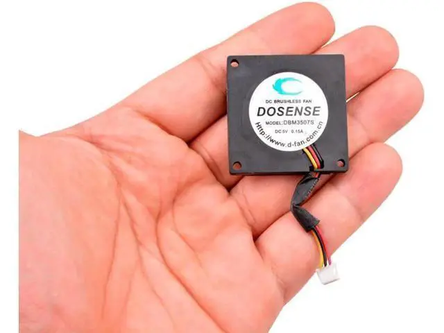 Alt view image 3 of 4 - DBM3507S 3.5CM 35mm blower fan 35x35x7mm 3507 DC5V 0.15A 3pin Small Slim Blower Cooling Fan for Micro Devices Projector