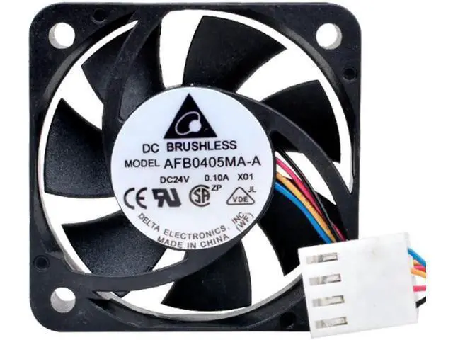 Alt view image 2 of 6 - AFB0405MA-A 4cm 40mm fan 40x40x10mm 4010 DC5V 0.10A ball bearing 4 wires pwm silent cooling fan for small case