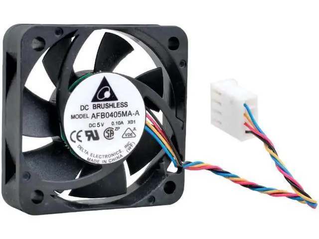 Alt view image 3 of 6 - AFB0405MA-A 4cm 40mm fan 40x40x10mm 4010 DC5V 0.10A ball bearing 4 wires pwm silent cooling fan for small case