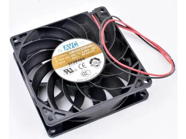 Alt view image 2 of 4 - DB09225B48U 9cm 92mm fan 92x92x25mm DC48V 0.26A Cooling fan for server inverter
