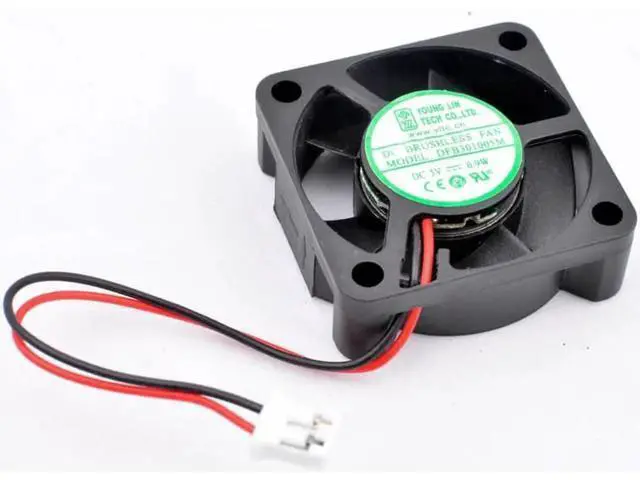 Alt view image 2 of 4 - DFB301005M 3cm 30mm fan 30x30x10mm DC5V 0.9W 2 wires 2 balls Cooling fan for router micro devices