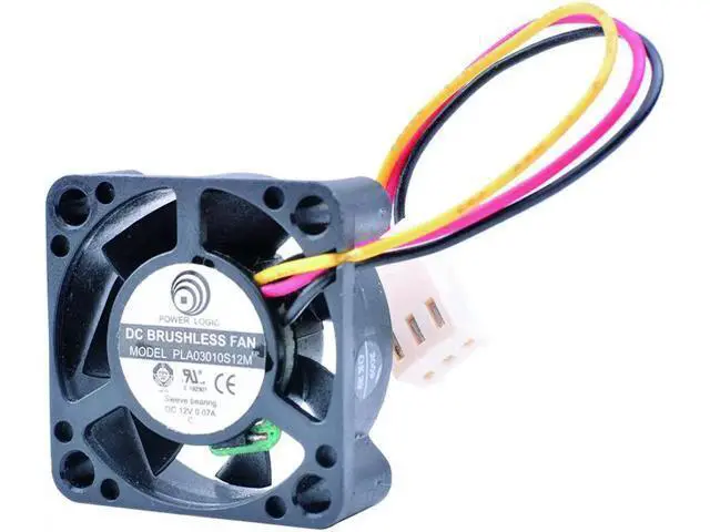 Alt view image 3 of 5 - PLA03010S12M 3cm 30mm fan 3010 12V 0.07A Router Network Box Micro Cooling Fan
