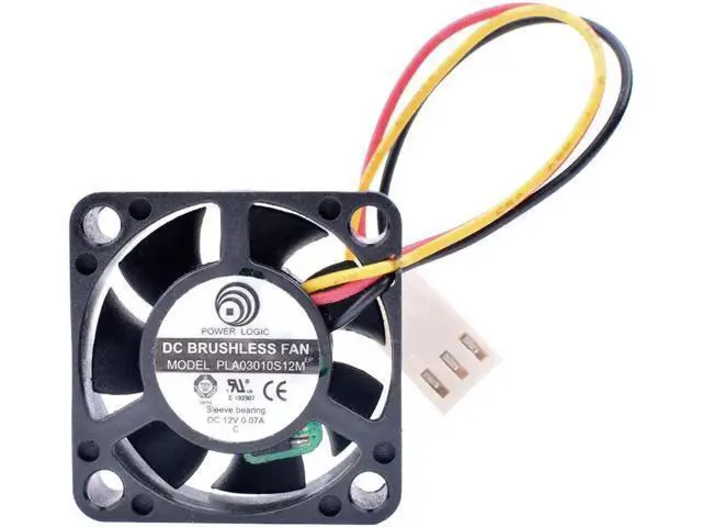 Alt view image 4 of 5 - PLA03010S12M 3cm 30mm fan 3010 12V 0.07A Router Network Box Micro Cooling Fan
