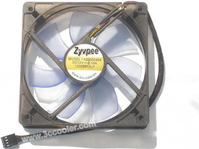 Main image of for 120x25mm 12025R12LP FX00000454 12V 0.10A 4 Wires 4 Pins Case Fan 12CM power cooling fan