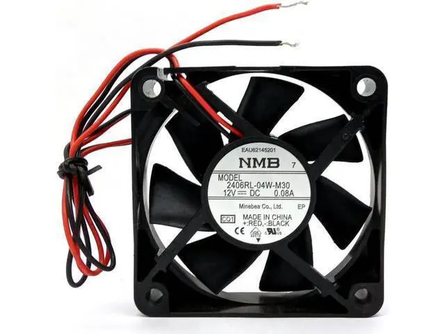 Alt view image 5 of 6 - 2406RL-04W-M30 06015RM-12L-BA DC12V 0.08A for LG Refrigerator cooling fan