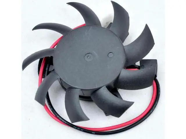 Alt view image 3 of 3 - T125010DH diameter 45mm hole pitch 26mm DC12V 0.25A router heat sink cooling fan