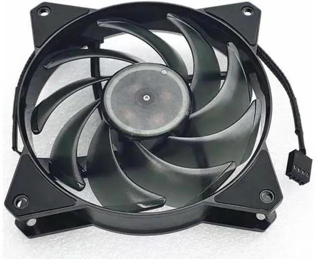 Alt view image 3 of 3 - for 120mm Cooling Fan MF120R DF1202512RFMN 2V 0.37A 4 Wires 4 Pins RED Led Power Case Cooler