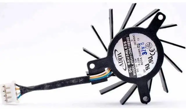Main image of AY04512UB10BB00 12V 0.22A 45mm 35x35x27mm 4 lines cooling fan for soft router cooling aluminum graphics card