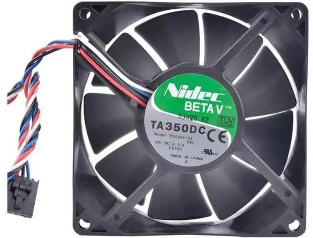 Main image of M35291-35 9038 12V 2.3A 4-wire 5pin GX280 Dimension 4700 double ball bearing air volume server cooling fan