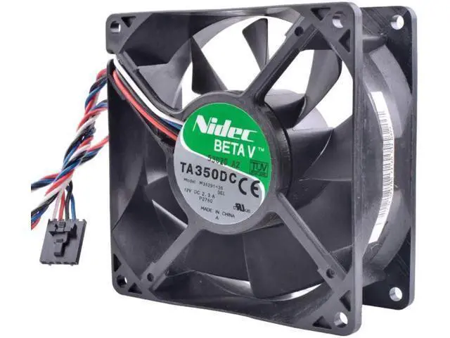 Alt view image 4 of 4 - M35291-35 9038 12V 2.3A 4-wire 5pin GX280 Dimension 4700 double ball bearing air volume server cooling fan