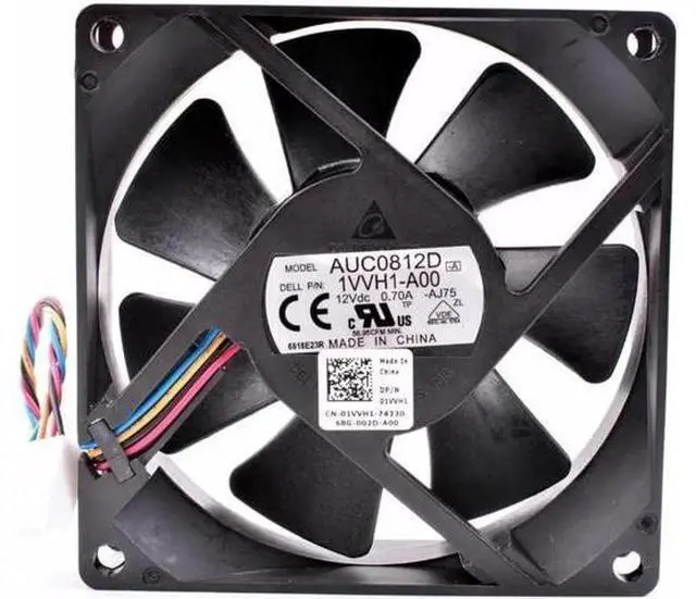 Main image of AUC0812D 1VVH1-A00 DC12V 0.70A 4 lines chassis CPU large air volume cooling fan