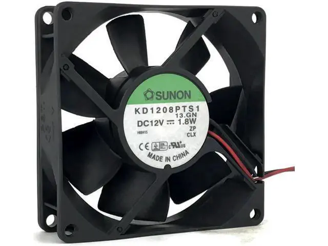 Alt view image 4 of 4 - for 80MM Case Cooling SUNON KD1208PTS1 12V 2.6W 8025 2 Wires Fan