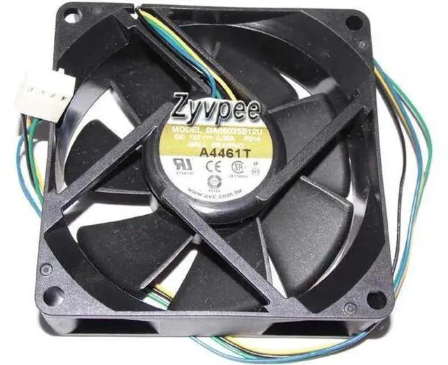 Main image of for avc 80mm DA08025B12U -P014 12V 0.35A 4 wires 4 pins 8cm cpu cooling fan