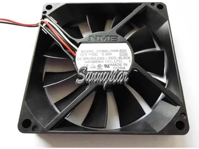 Alt view image 2 of 4 - for 80MM 8015 CB1 DC12V 0.3A 0.24A 3 Wires 3 Pins 8CM CPU Cooling Fan