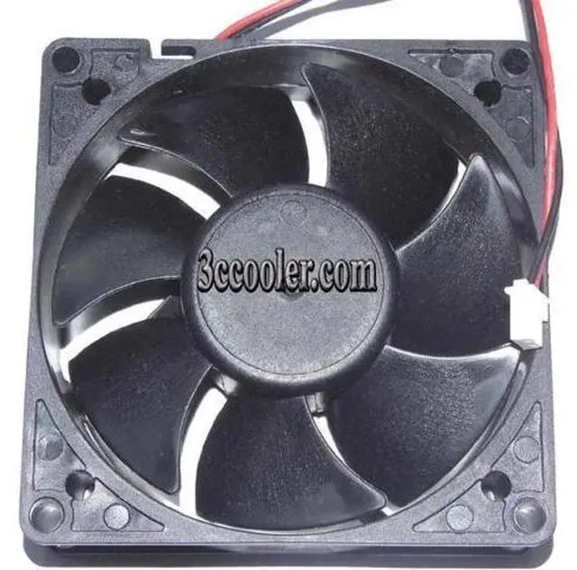 Alt view image 3 of 5 - for 80mm Case Fan Nonoise 8025 A8025M12D CG 12V 0.13A 2 Wires Cooling