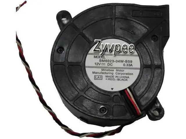 Alt view image 2 of 2 - for 55MM 5524 LA1 DC12V 0.33A 3 Wires Projector Printer cooling fan