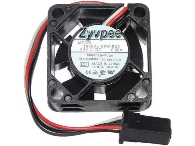 Alt view image 4 of 6 - for 40MM 4020 DC24V 0.08A LQ4 A90L-0001-0510 3 Wires 3 Pins 4CM IPC Cooling Fan