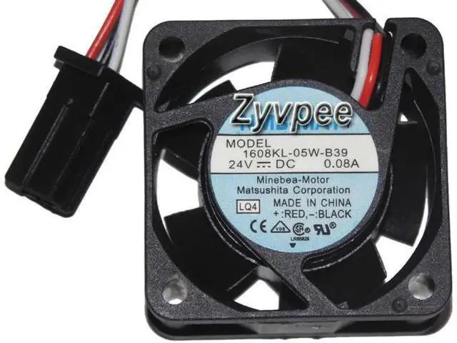 Alt view image 6 of 6 - for 40MM 4020 DC24V 0.08A LQ4 A90L-0001-0510 3 Wires 3 Pins 4CM IPC Cooling Fan