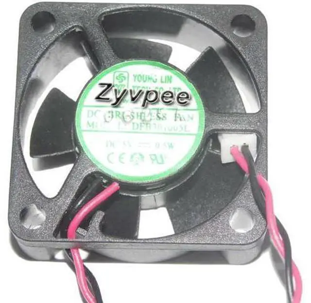 Main image of for Young Lin 3010 DFB301005L 5V 0.5W 2 Wires Mini Cooling Fan router cooler