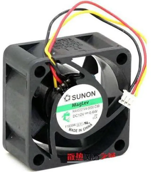 Alt view image 6 of 6 - for 4CM Sunon HA40201V4-0000-C99 4020 12V 0.6W Maglev Silent Cooling Fan