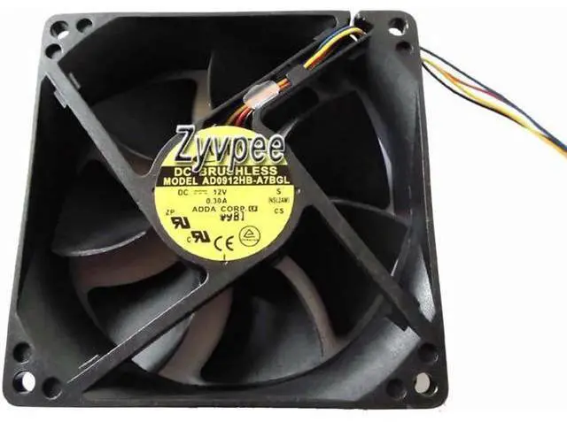 Main image of for adda 92mm AD0912HB-A7BGL 12V 0.3A 4 wires 4 pins 9cm cpu cooling fan