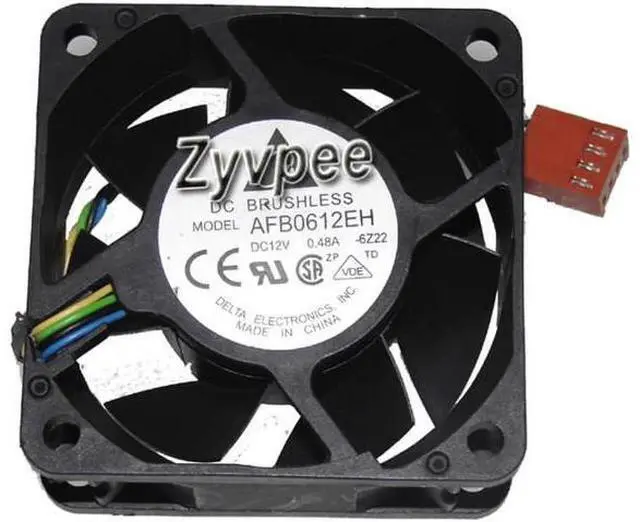 Main image of for 60mm 6025 6Z22 DC12V 0.48A 4 Wires 4 Pins PWM 6CM Cooling Fan for power cpu
