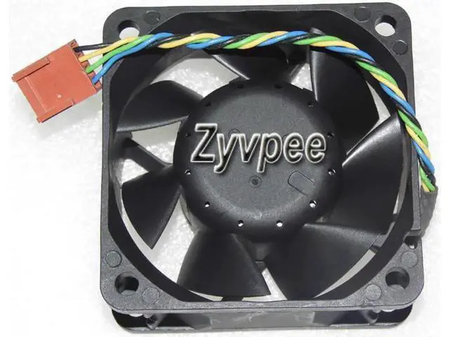 Alt view image 2 of 2 - for 60mm 6025 6Z22 DC12V 0.48A 4 Wires 4 Pins PWM 6CM Cooling Fan for power cpu