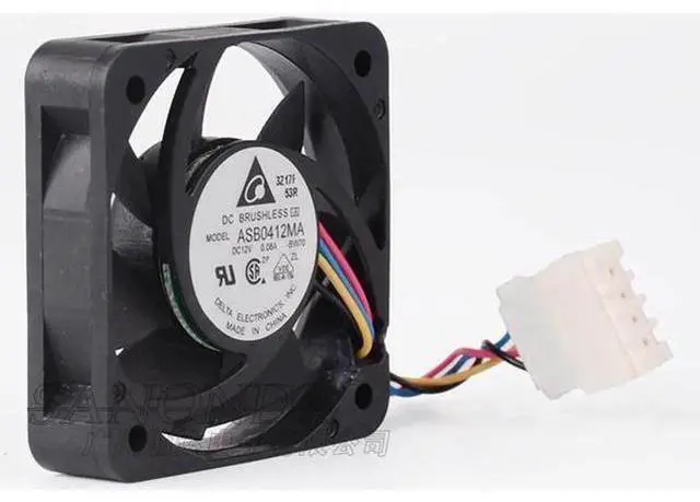 Alt view image 3 of 5 - for 40mm Switch Cpu Cooling ASB0412MA 12V 0.08A 4 Wires 4cm Case Fan 40*10mm