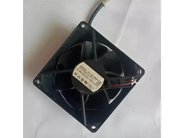 Alt view image 2 of 3 - DC12V 0.30A 3110GL-B4W-B50 8025 8cm 2-Wire Dual Ball Bearing Cooling Fan