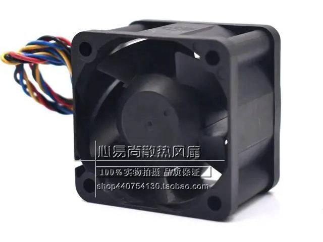 Alt view image 2 of 5 - for 40mm Switch Print Cpu Cooling FFB0412SHN -SP01 12V 0.6A 4 wires 4 Pins Case Fan 40*28mm